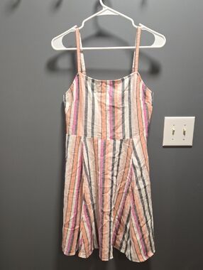 NWOT GAP Linen Striped Dress